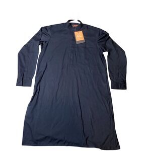 Kurta Corner Plain Suit Kurta Men 30 Black New Band Collar Long Sleeve Shirt